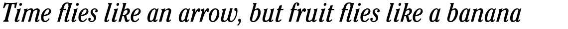 ITC Cheltenham Std Condensed Book Italic