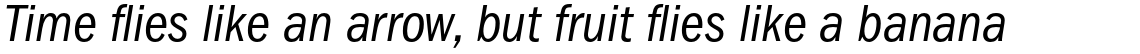 ITC Franklin Gothic Std Condensed Book Italic