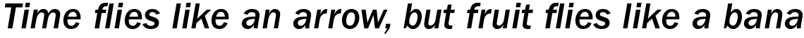 ITC Franklin Gothic Std Medium Italic