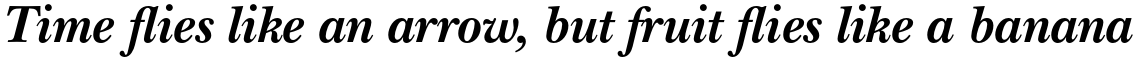 ITC New Baskerville Std Bold Italic