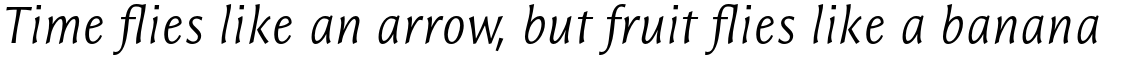 ITC Resavska Sans Std Light Italic