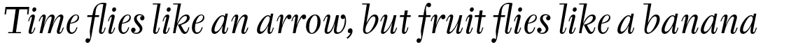 ITC Tyfa Pro Book Italic