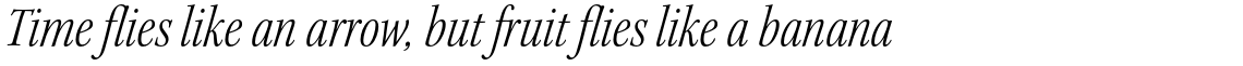 Kepler Std Light Condensed Italic Subhead