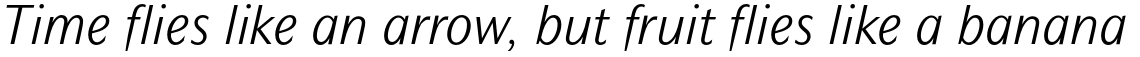 Mahsuri Sans Std Light Italic