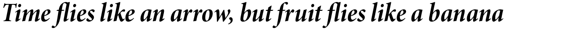 Minion Pro Bold Condensed Italic Subhead
