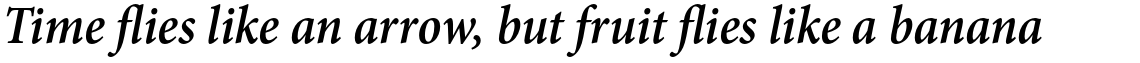Minion Pro SemiBold Condensed Italic
