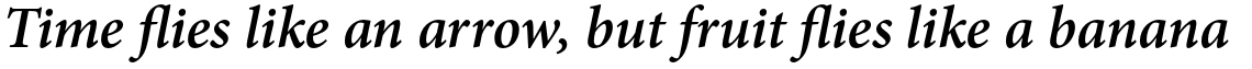 Minion Pro Semibold Italic