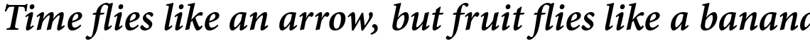 Minion Pro SemiBold Italic Caption