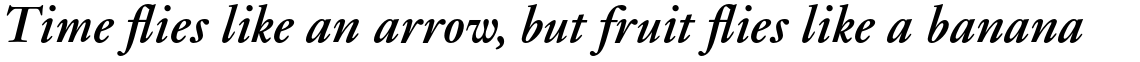 Monotype Janson Pro Bold Italic