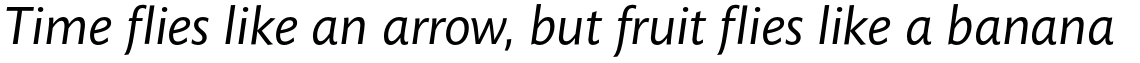 Mundo Sans Std Italic