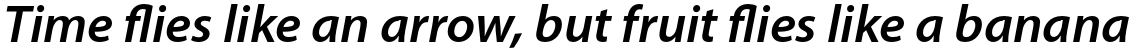 Myriad Pro SemiBold Italic