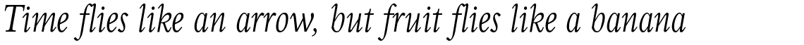 Perrywood Std Light Condensed Italic