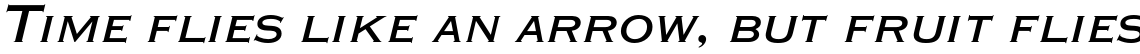 Plate Gothic Std One Three Italic