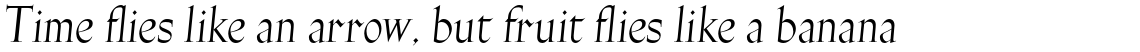 Gill Facia Pro Titling Italic