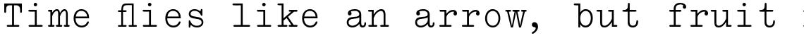 Typewriter Std Regular