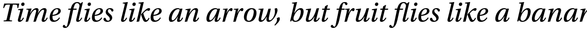 Utopia Std Caption Italic