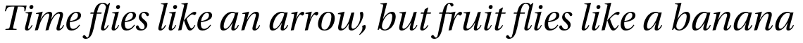 Utopia Std Subhead Italic