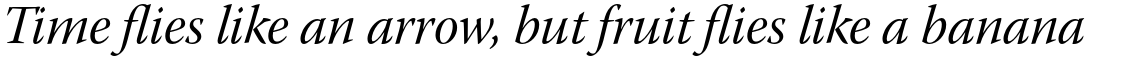 Warnock Pro Italic Subhead