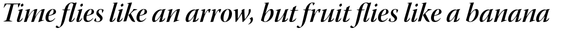 Warnock Pro SemiBold Italic Display