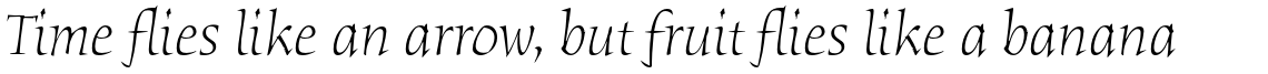 ITC Humana Serif Pro Light Italic