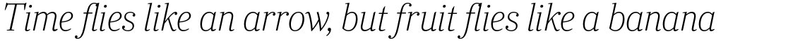 Ysobel Pro Display Thin Italic