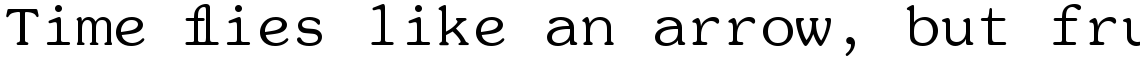 ITC Souvenir Monospaced Com Regular