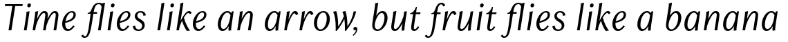 Chong Old Style Pro Light Italic