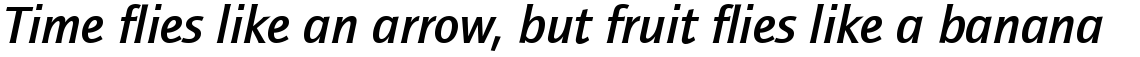 ITC Quay Sans Com Medium Italic