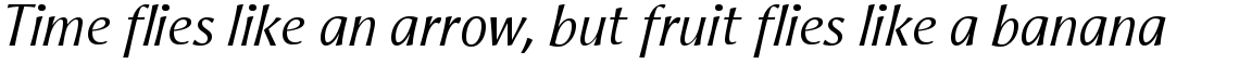 Aeris Pro Title A Italic