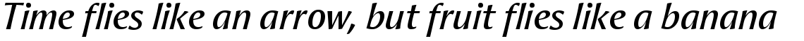 Aeris Pro Title B Italic