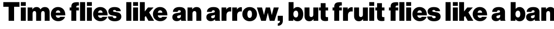 Neue Haas Grotesk Pro Display 95 Black