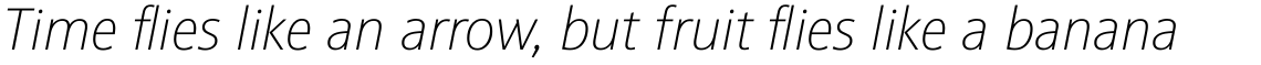 Sinova Pro Thin Italic