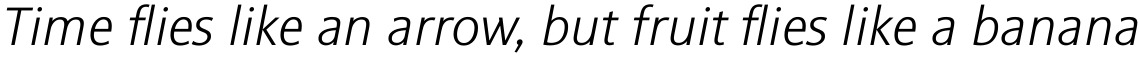 Sinova Pro Light Italic