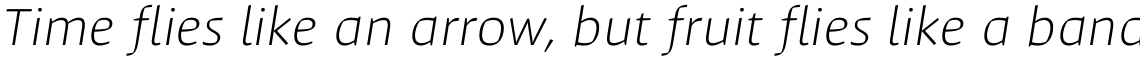 Massif Pro Light Italic