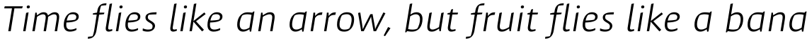 Massif Pro Semi Light Italic
