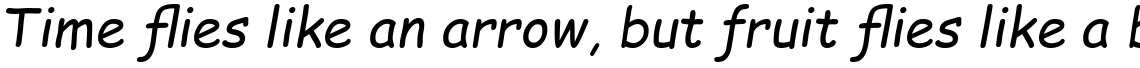 Comic Sans Std Italic