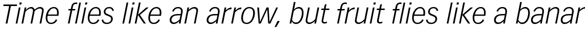 Vectora Pro 46 Light Italic