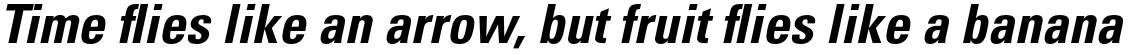 Univers Pro 67 Bold Condensed Oblique