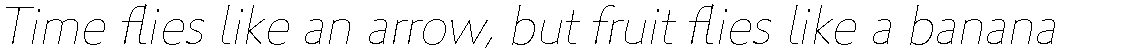 Palatino Sans Com Ultra Light Italic