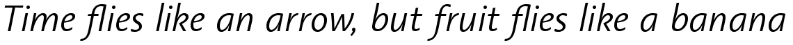 Linotype Aroma No. 2 Com Light Italic