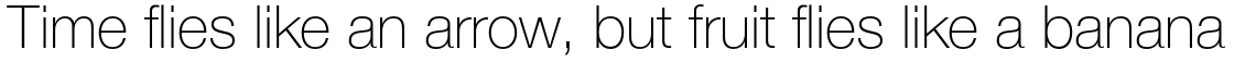 Neue Helvetica Paneuropean 35 Thin