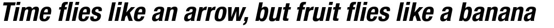 Neue Helvetica Paneuropean 77 Condensed Bold Oblique