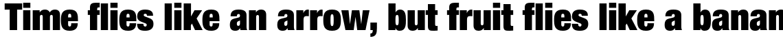 Neue Helvetica Paneuropean 107 Extra Black Condensed
