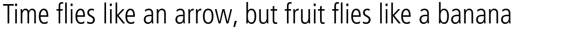 Frutiger Pro 47 Light Condensed