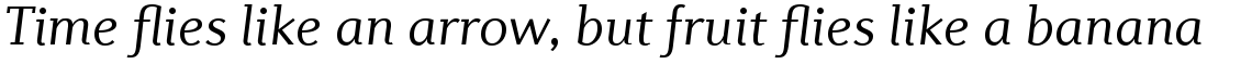 Diverda Serif Com Light Italic