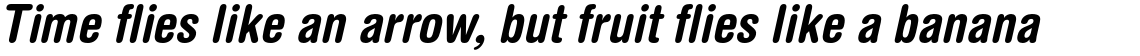 Helvetica Pro Rounded Bold Condensed Oblique