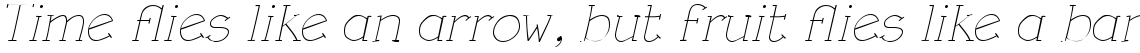 Linotype Rough Com Light Italic