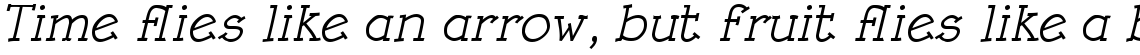 Linotype Rough Com Medium Italic