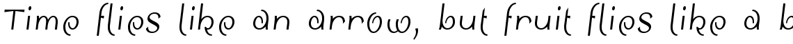 Sinah Sans Com Condensed Italic
