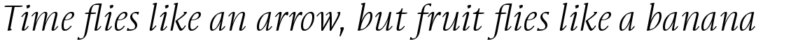 ITC Syndor Com Book Italic